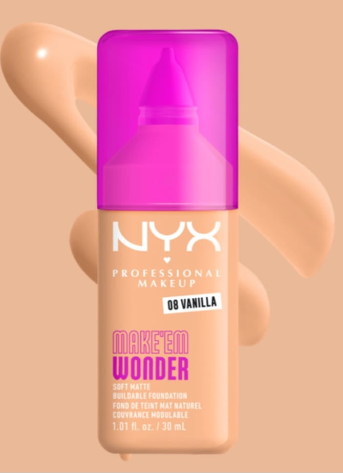 MAKE 'EM WONDER BASE DE MAQUILLAJE ACABADO MATE NATURAL