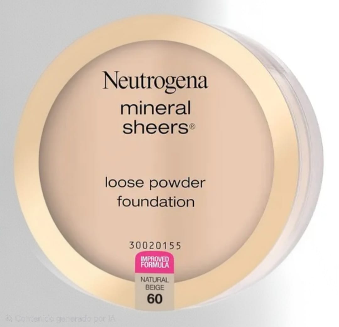 🤎✨ NEUTROGENA – MINERAL SHEERS LOOSE POWDER FOUNDATION | TONO 60 NATURAL BEIGE ✨🤎