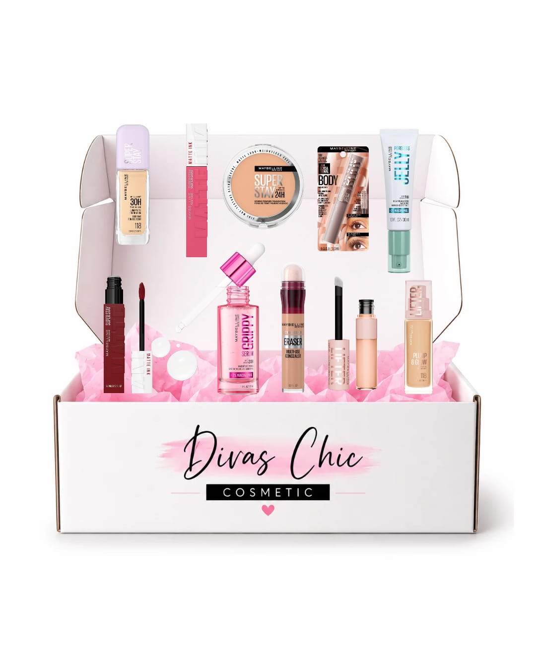 ✨💄 Maquillaje Viral Maybelline – ¡Tus favoritos en un solo lugar! 💖- KIT 10 PZ