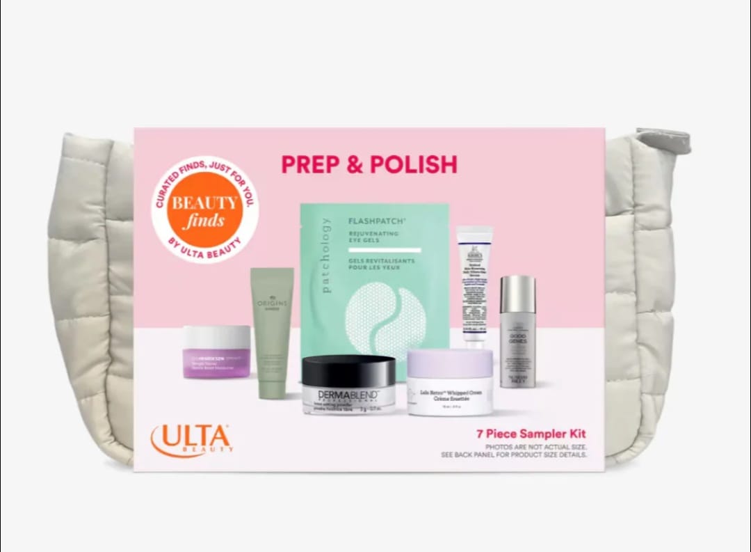 Prep &amp; Polish – Beauty Finds by Ulta Beauty (Kit de prueba 7 piezas) Marca: Ulta Beauty
