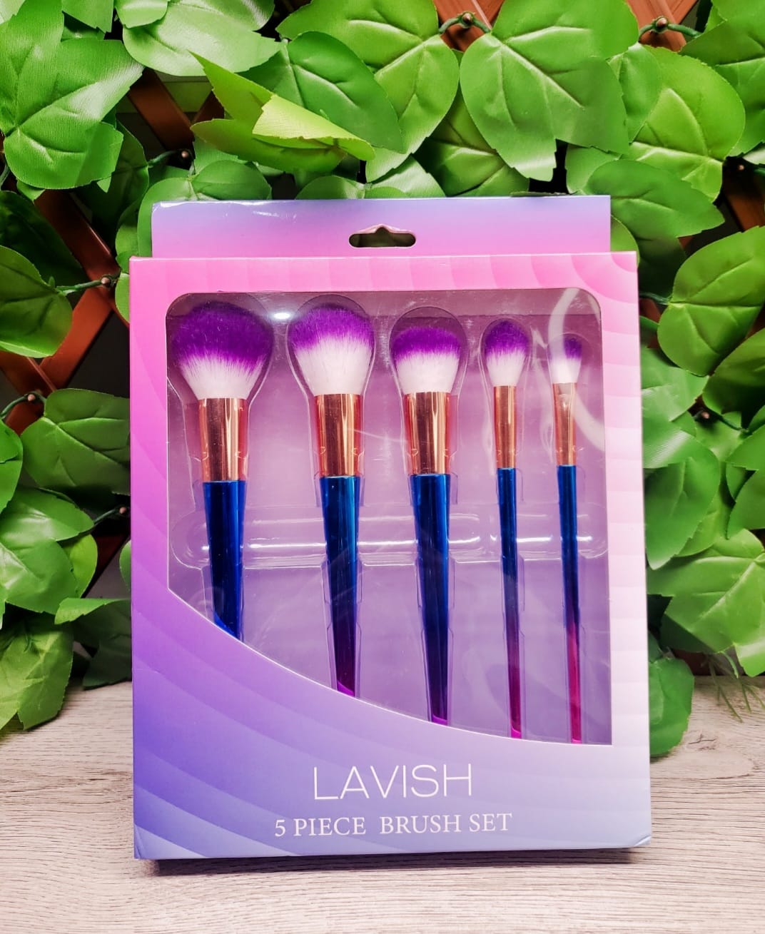 Set de Brochas LAVISH – 5 Piezas