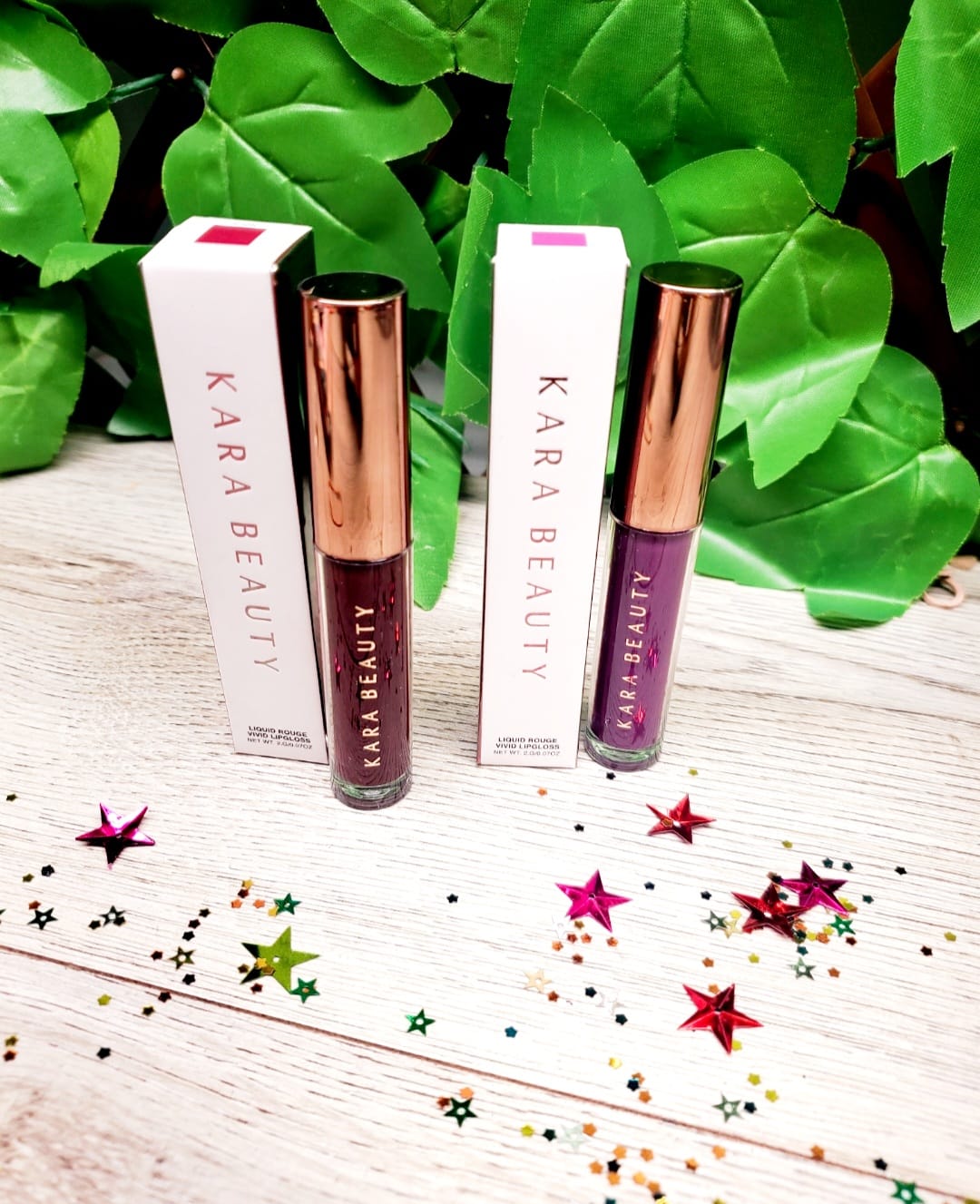 DUO DE LABIALES- Liquid Rouge – Labial Líquido Marca: Kara Beauty