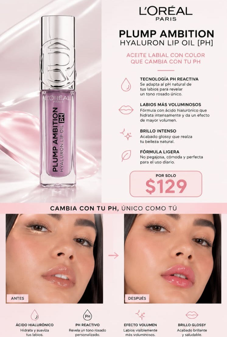 Plump Ambition brilló labial lip oil ( Tono 090)