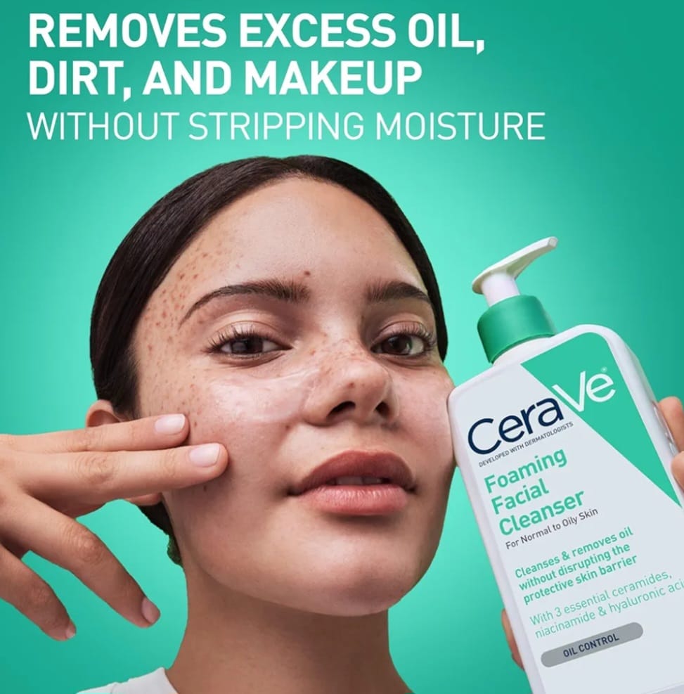 CeraVe Foaming Facial Cleanser 🧴✨- 473 ml
