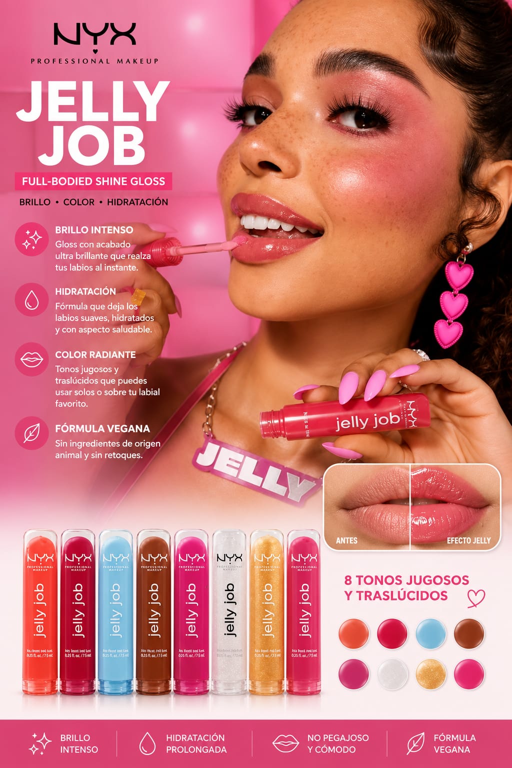 NYX Jelly Job – Full-Bodied Shine Gloss