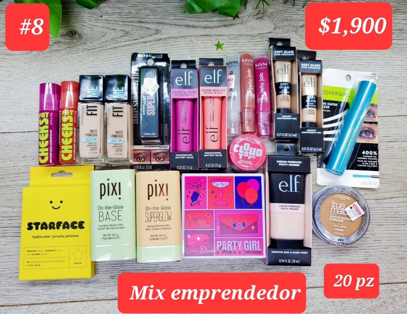 LOTE # 8 - MIX EMPRENDEDOR 20 PZ