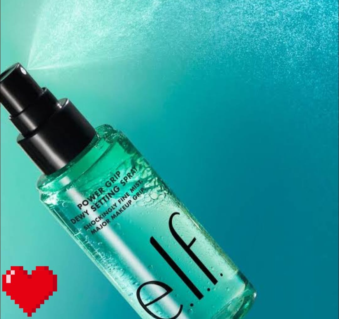 Power Grip Dewy Setting Spray de e.l.f. Cosmetics