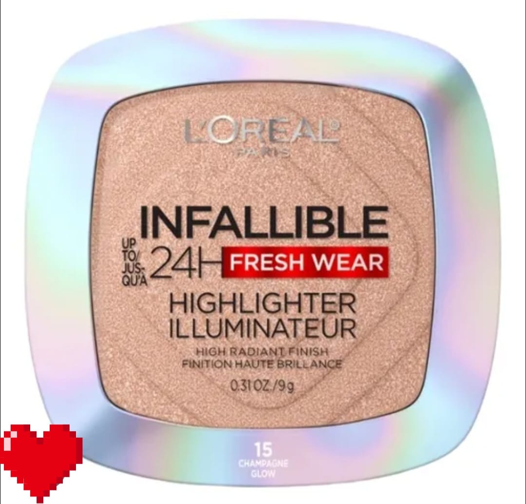 L’Oréal Paris Infallible 24H Fresh Wear Highlighter – Tono 15 Champagne Glow