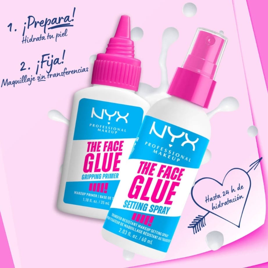 KIT NYX THE FACE GLUE - PRIMER ,FIJADOR