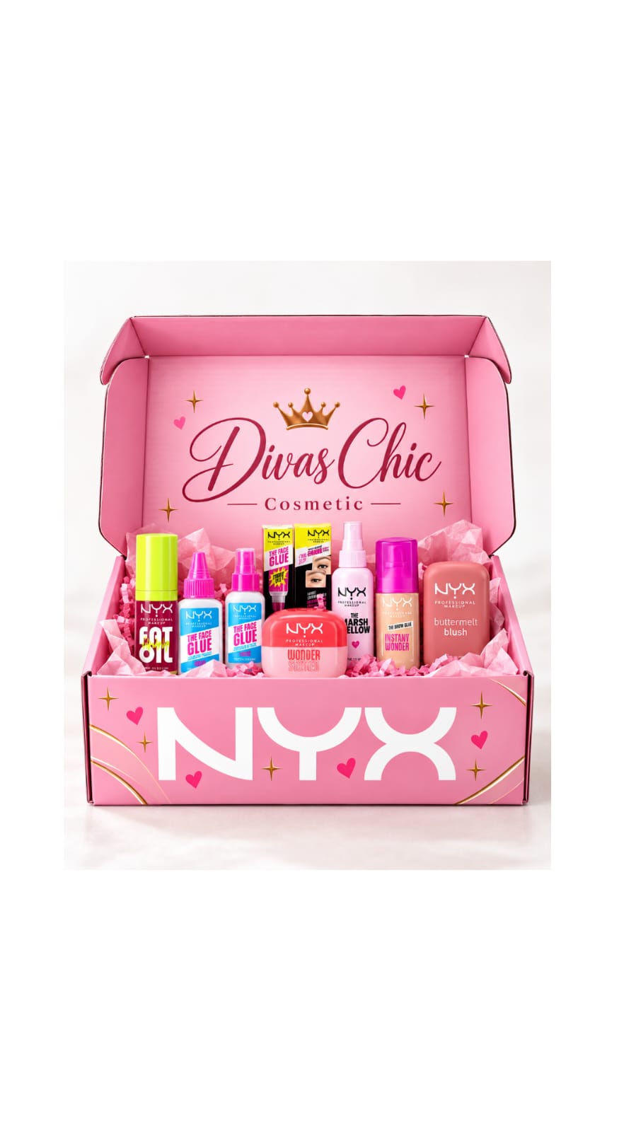 💄 BOX PREMIUM DE MAQUILLAJE ORIGINAL – 10 PIEZAS - NYX