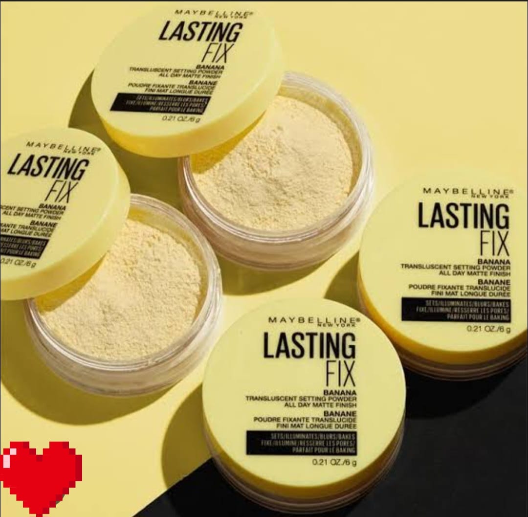Polvo Fijador Translúcido Lasting Fix Banana Marca: Maybelline