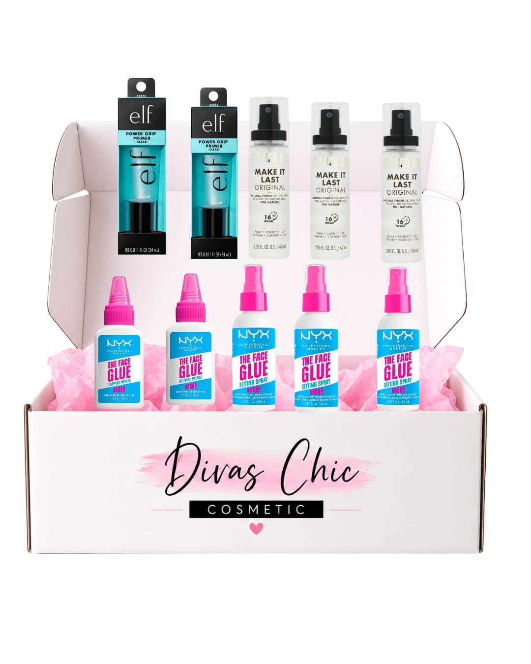 ✨🩷 Primers y Fijadores – ¡Haz que tu maquillaje dure todo el día! 💖- KIT 10 PZ