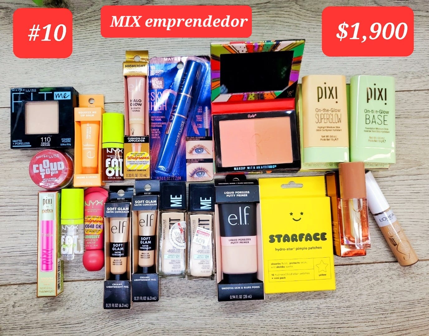 LOTE # 10 - MIX EMPRENDEDOR 20 PZ