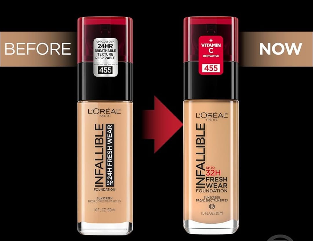 Base líquida Infallible Fresh Wear de L'Oréal Paris