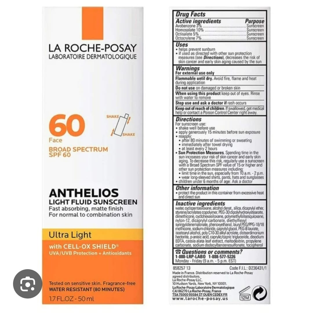 La Roche-Posay Anthelios Ultra Light Fluid SPF 60