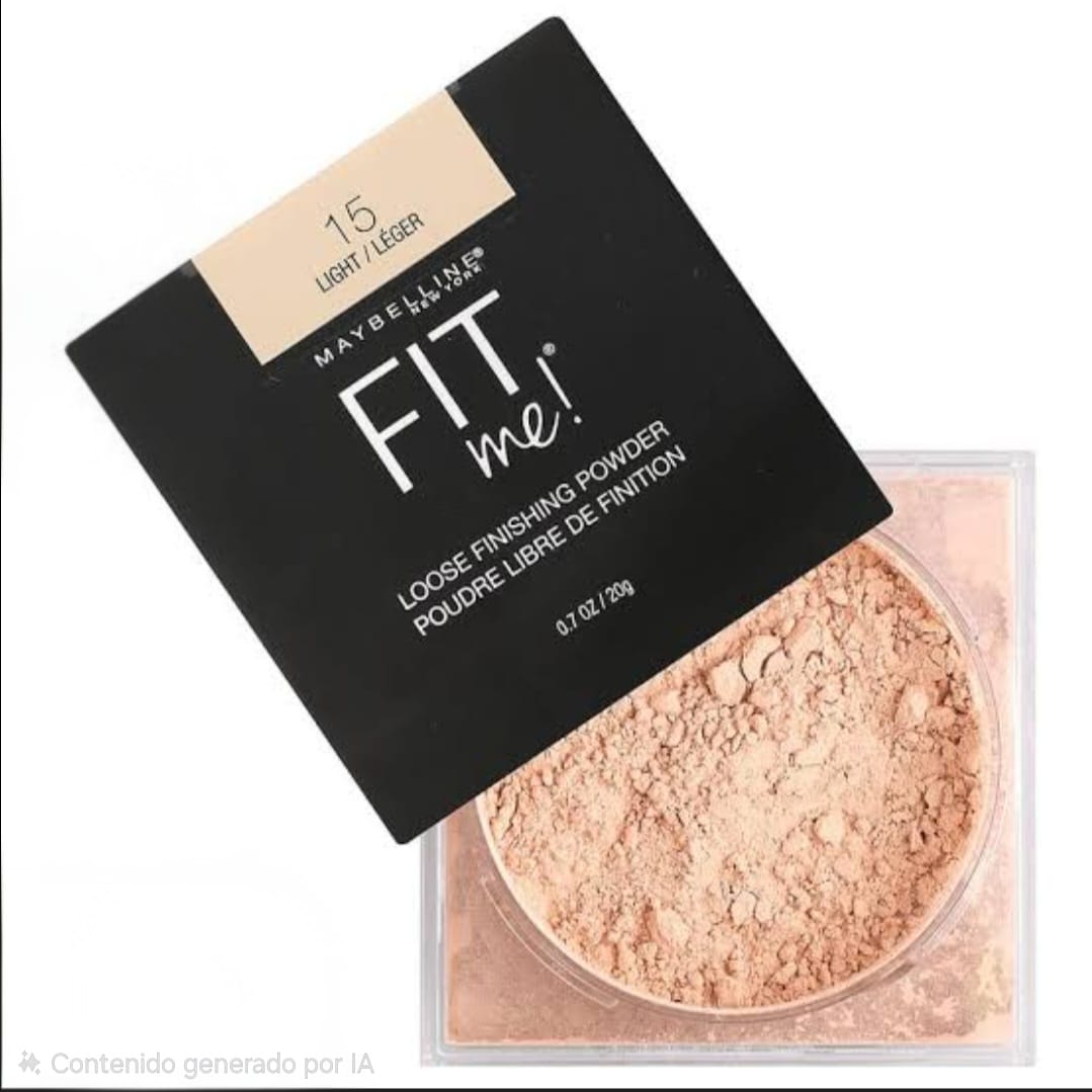 Polvo Suelto Maybelline Fit Me – Acabado Natural y Matificante