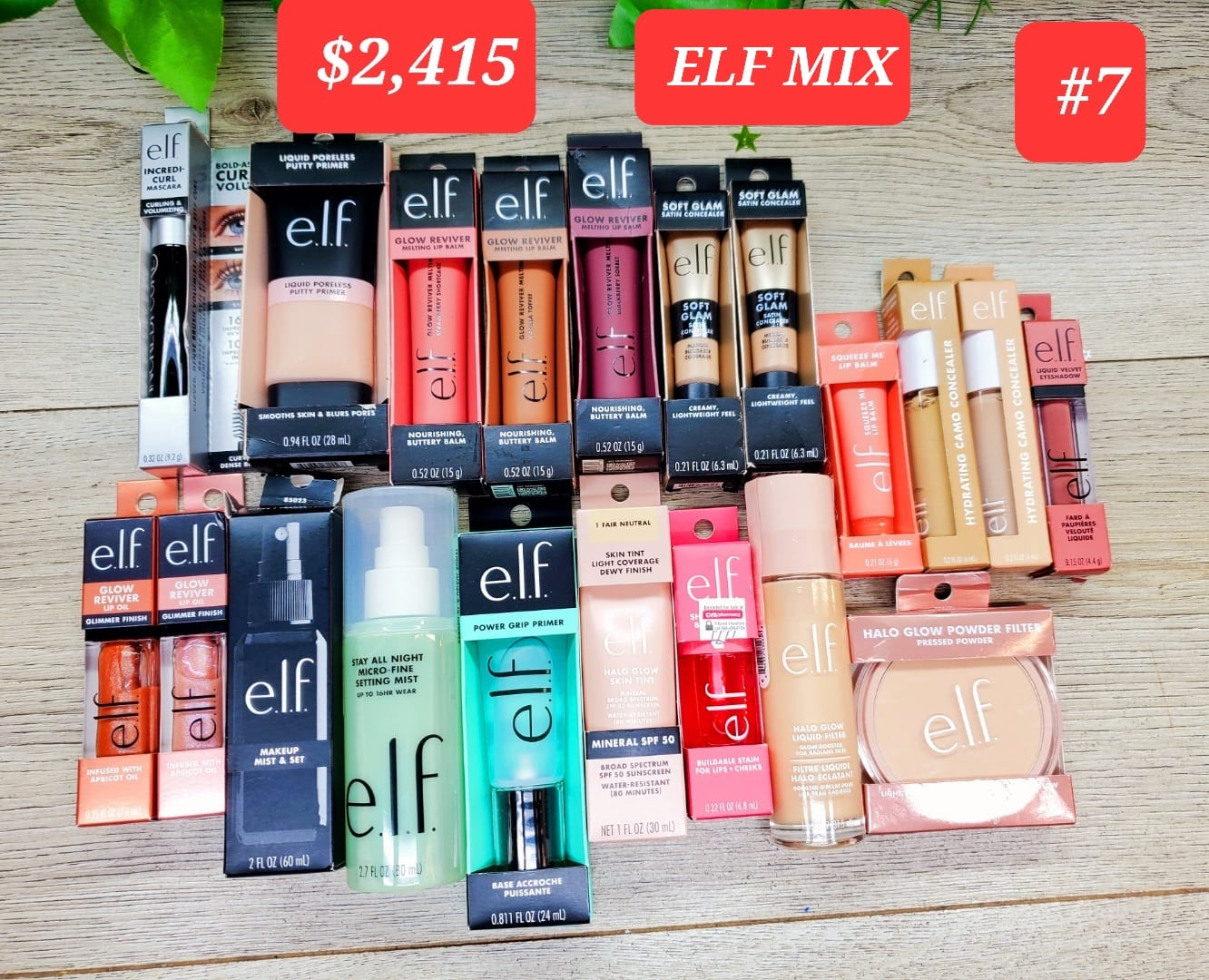 LOTE # 7 - MIX DE ELF 20 PZ
