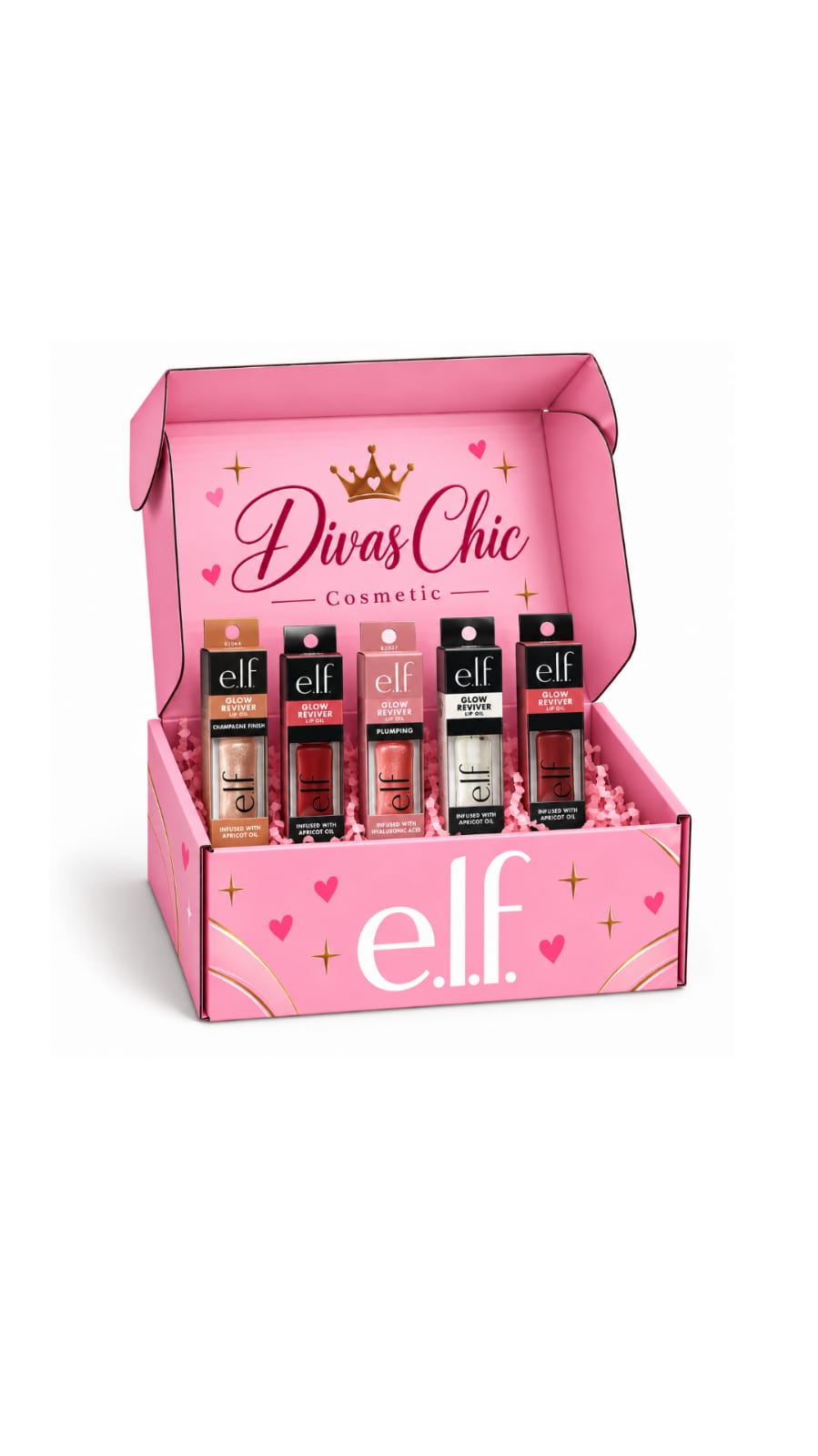 💋 BOX PREMIUM ELF LIP OIL – 10 PIEZAS- SURTIDOS
