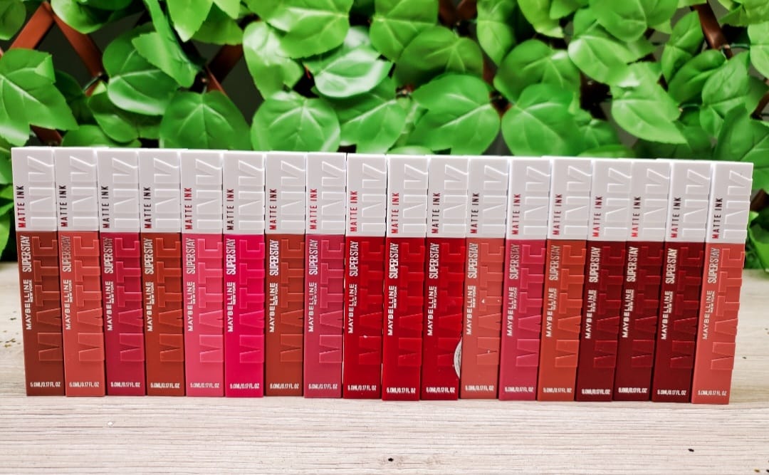 KIT DE 5pz  DE SUPER STAY MATTE INK LABIAL LÍQUIDO - COLECCION NUEVA