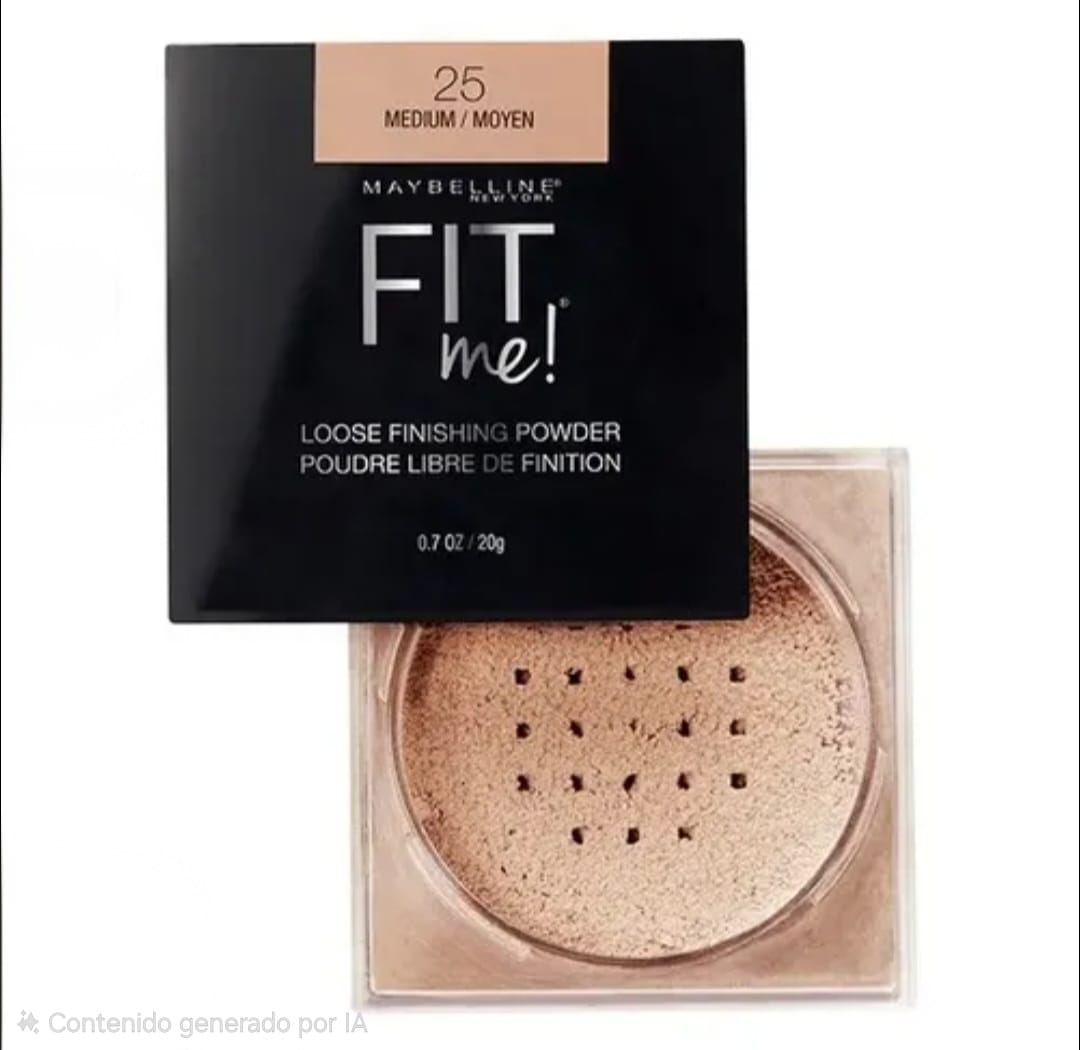 Polvo Suelto Maybelline Fit Me – Acabado Natural y Matificante