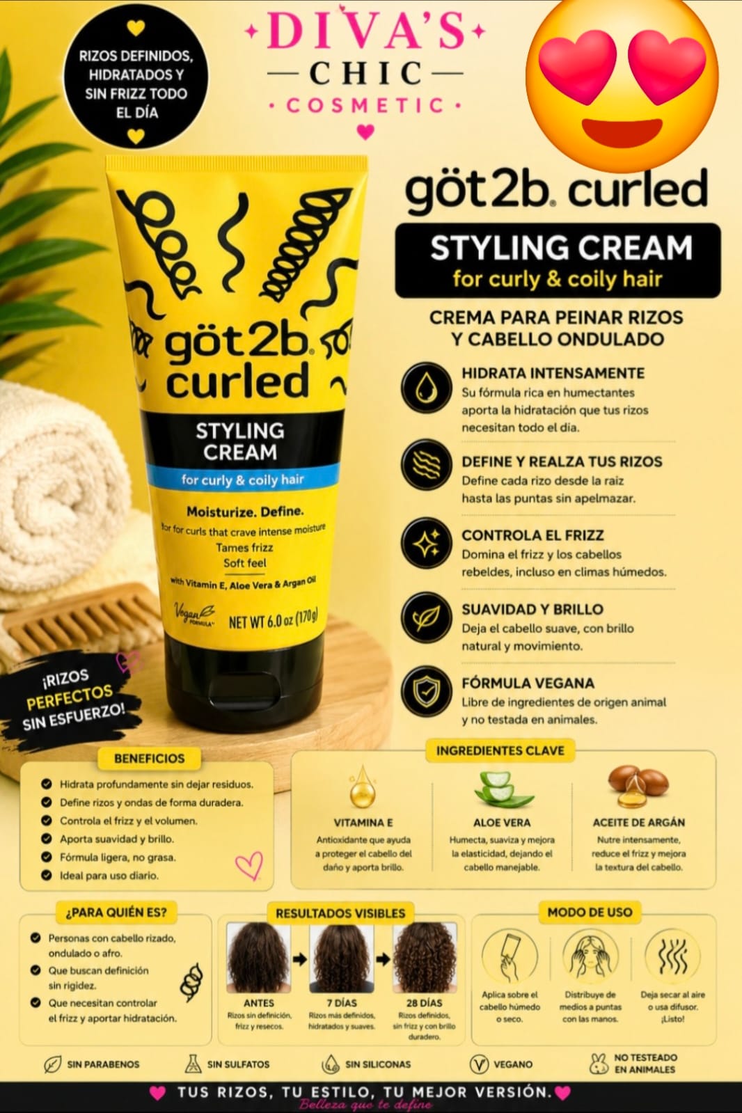 Got2b Curled Styling Cream