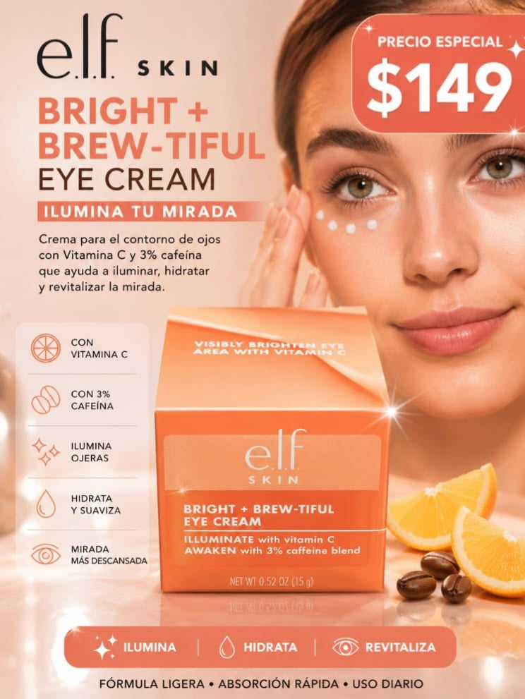 e.l.f. SKIN Bright + Brew-tiful Eye Cream