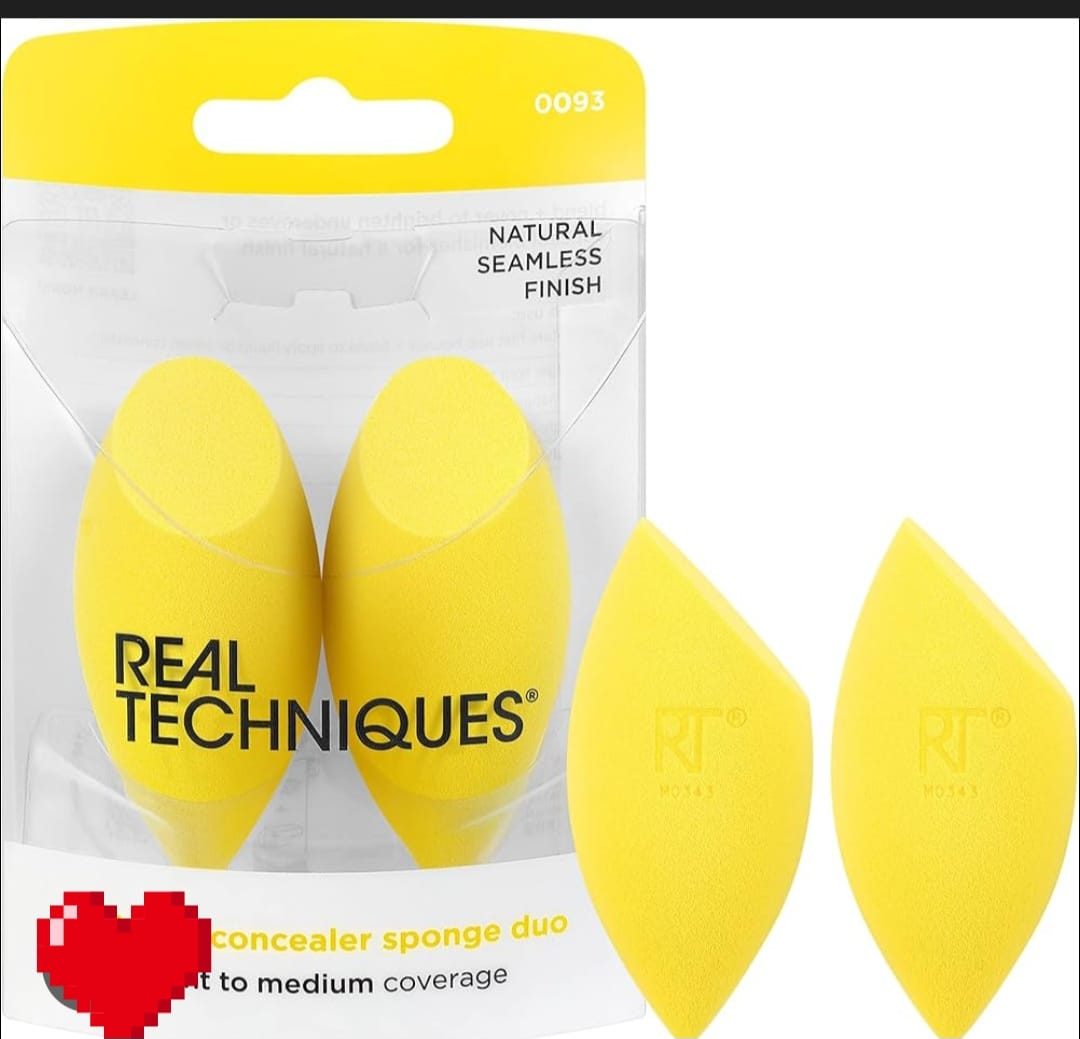 Duo de Esponjas para Corrector – Real Techniques Concealer Sponge Duo Marca: Real Techniques