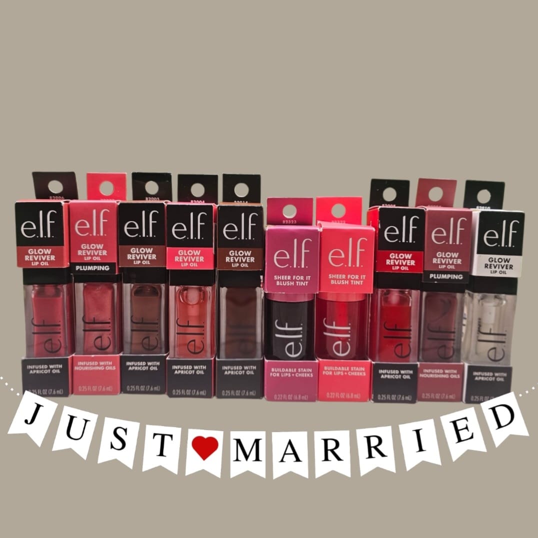 Kit Lip Oil e.l.f. – 10 Piezas Surtidas (Sin Brillo)