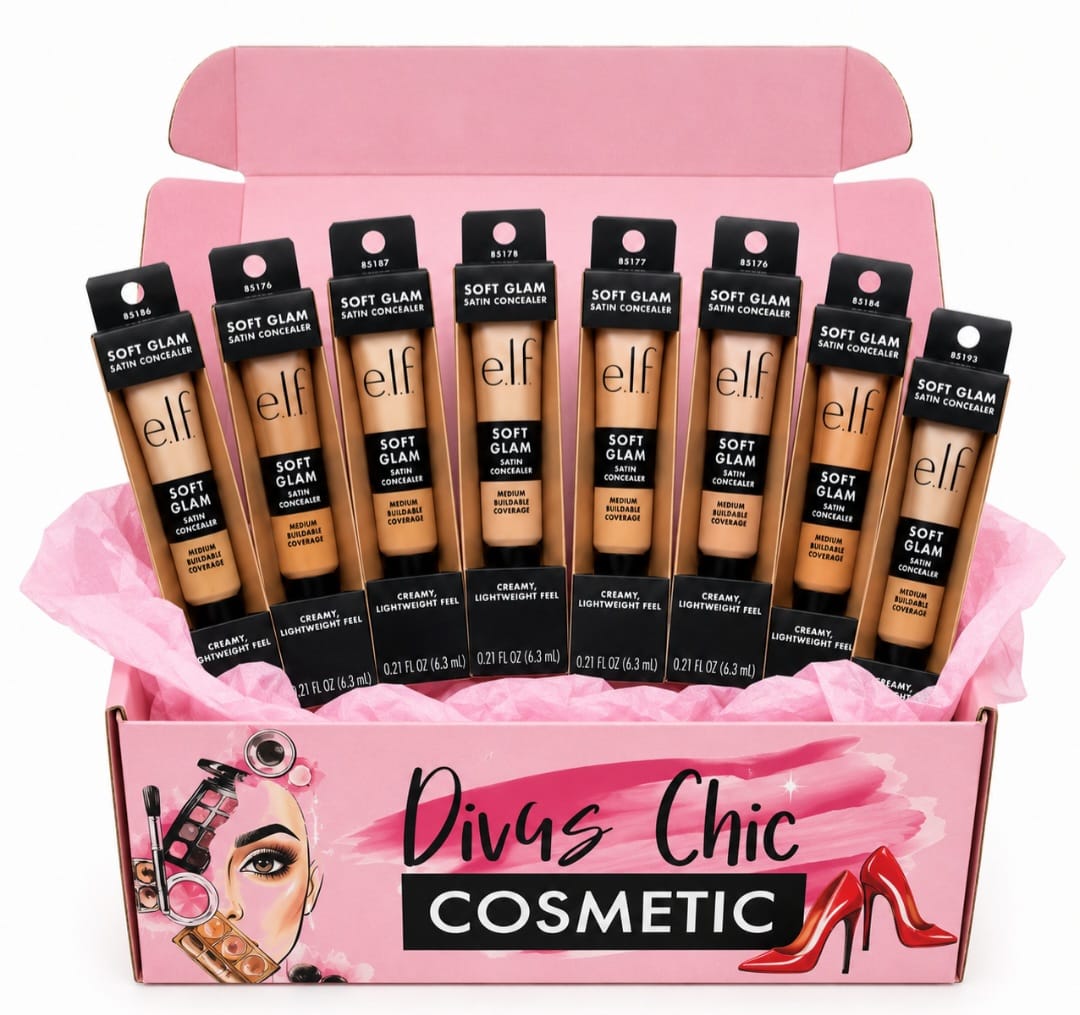 KIT 5 pz surtidas -Corrector e.l.f. Soft Glam Satin Concealer