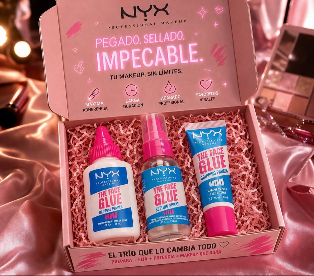 💖 KIT NYX THE FACE GLUE – PRIMER &amp; SET 💖