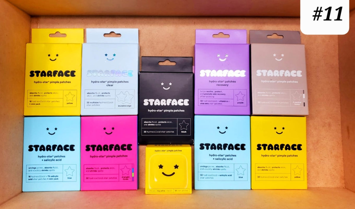 LOTE PARCHES STARFACE 10 PZ