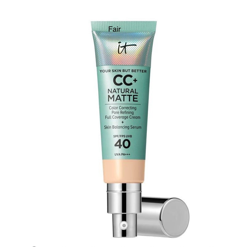 IT COSMETICS  Cc+ Cream Natural Matte (Base De Maquillaje Con Fps 40