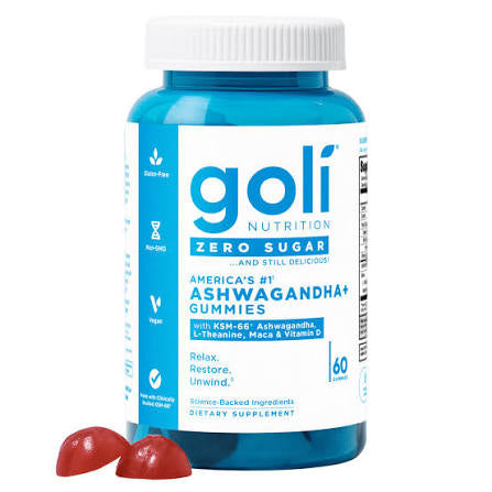 Goli Ashwagandha Gummy (Zero azúcar)