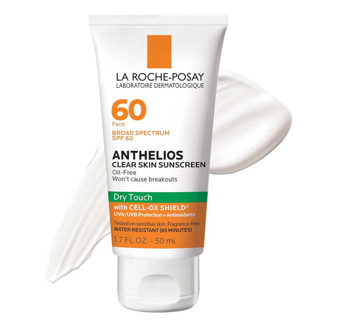 ANTHELIOS CLEAR SKIN OIL FREE SUNSCREEN SPF 60