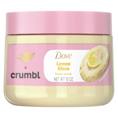 Dove x Crumbl  Lemon Glaze body scrub