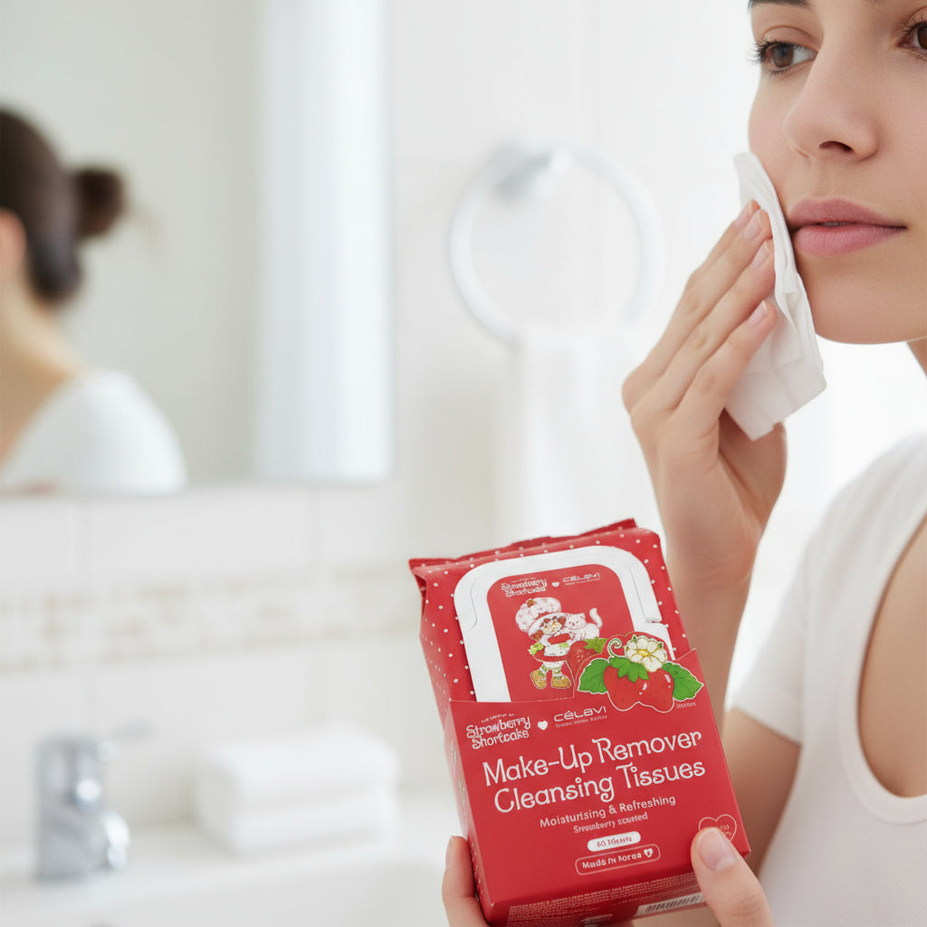 Toallitas Desmquillantes Rosita Fresita X Celavi 60 Pzas