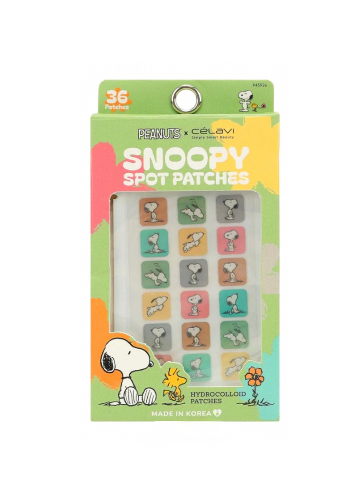 Celavi Snoopy Parches Antiacné 36 pzs Día y Noche Piel Normal