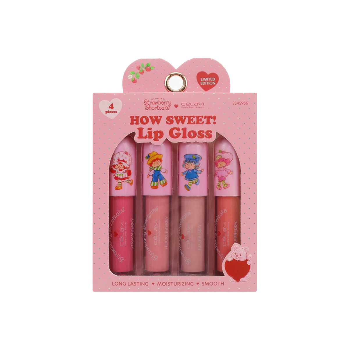 SET DE BRILLO PARA LABIOS DE 4 PIEZAS