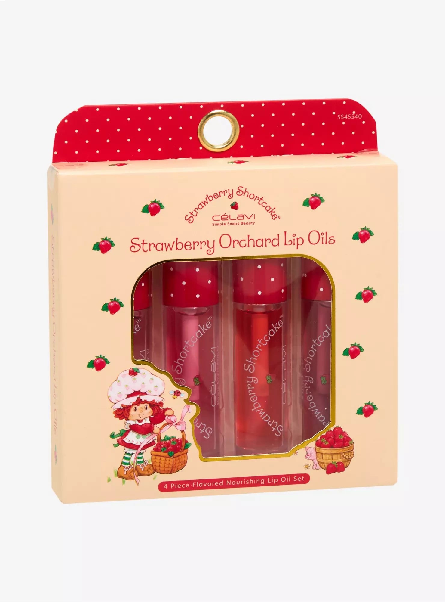 Célavi Strawberry Shortcake Strawberry Orchard Lip Oil Set