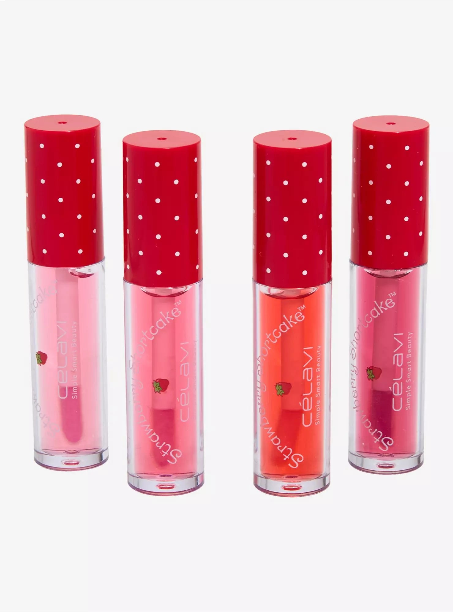 Célavi Strawberry Shortcake Strawberry Orchard Lip Oil Set