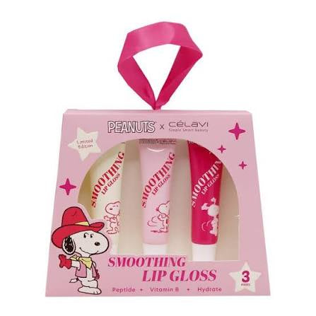 Set smoothing Lip gloss Snoopy x celavi