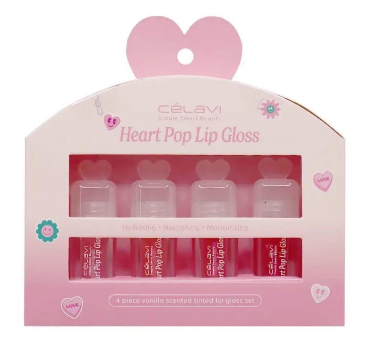 HEART POP LIP GLOSS.  Celavi