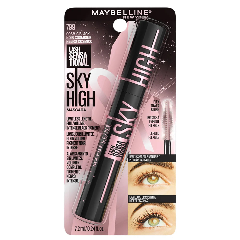 Máscara de Pestañas Maybelline Lash Sensational Sky High – Negro Cósmico
