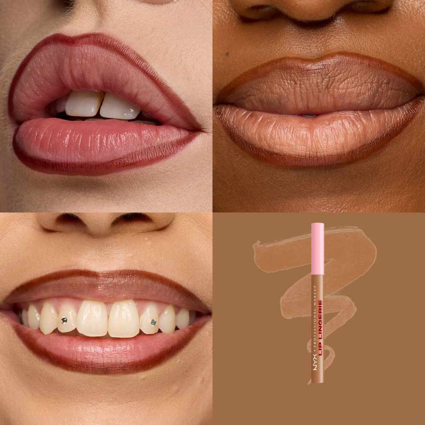 LIP LINGERIE DELINEADOR DE LABIOS EFECTO TINTA NYX PMU
