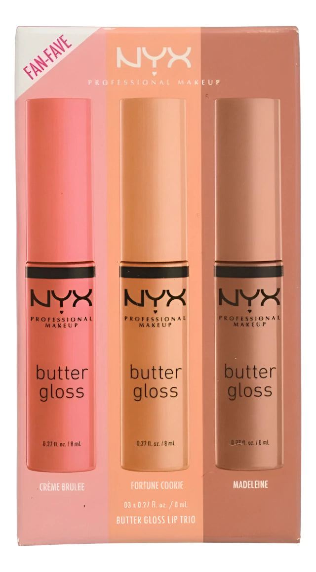 BUTTER GLOSS LIP TRÍO NYX