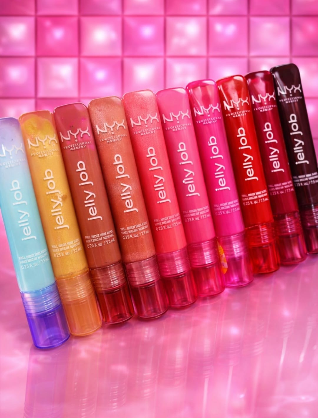 Colección NYX Jelly Gloss – Kit de 5  tonos surtidos