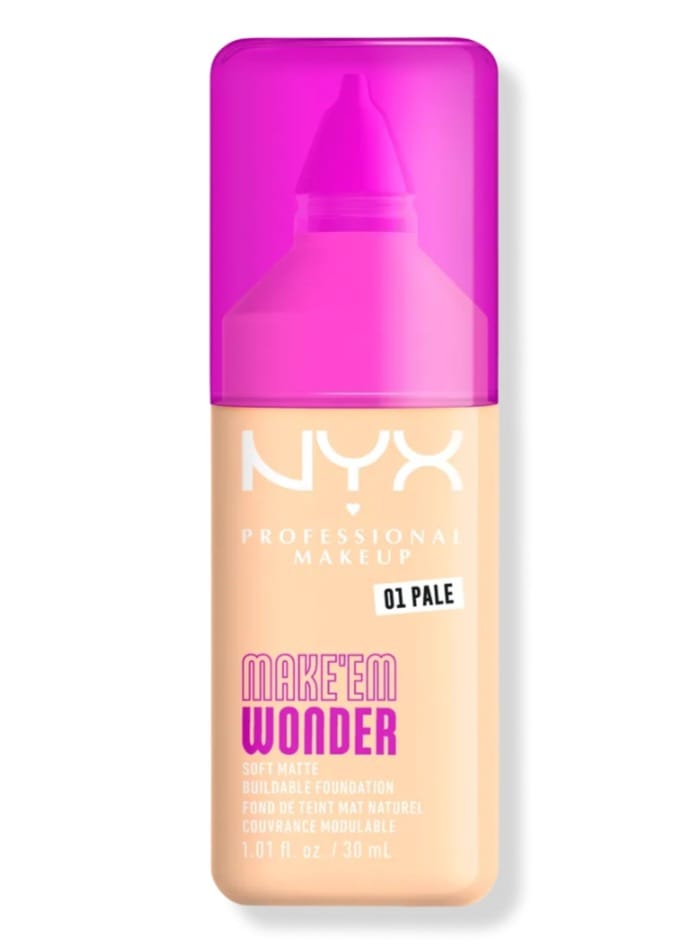 Base Make Em Wonder Soft Matte de NYX Professional Makeup