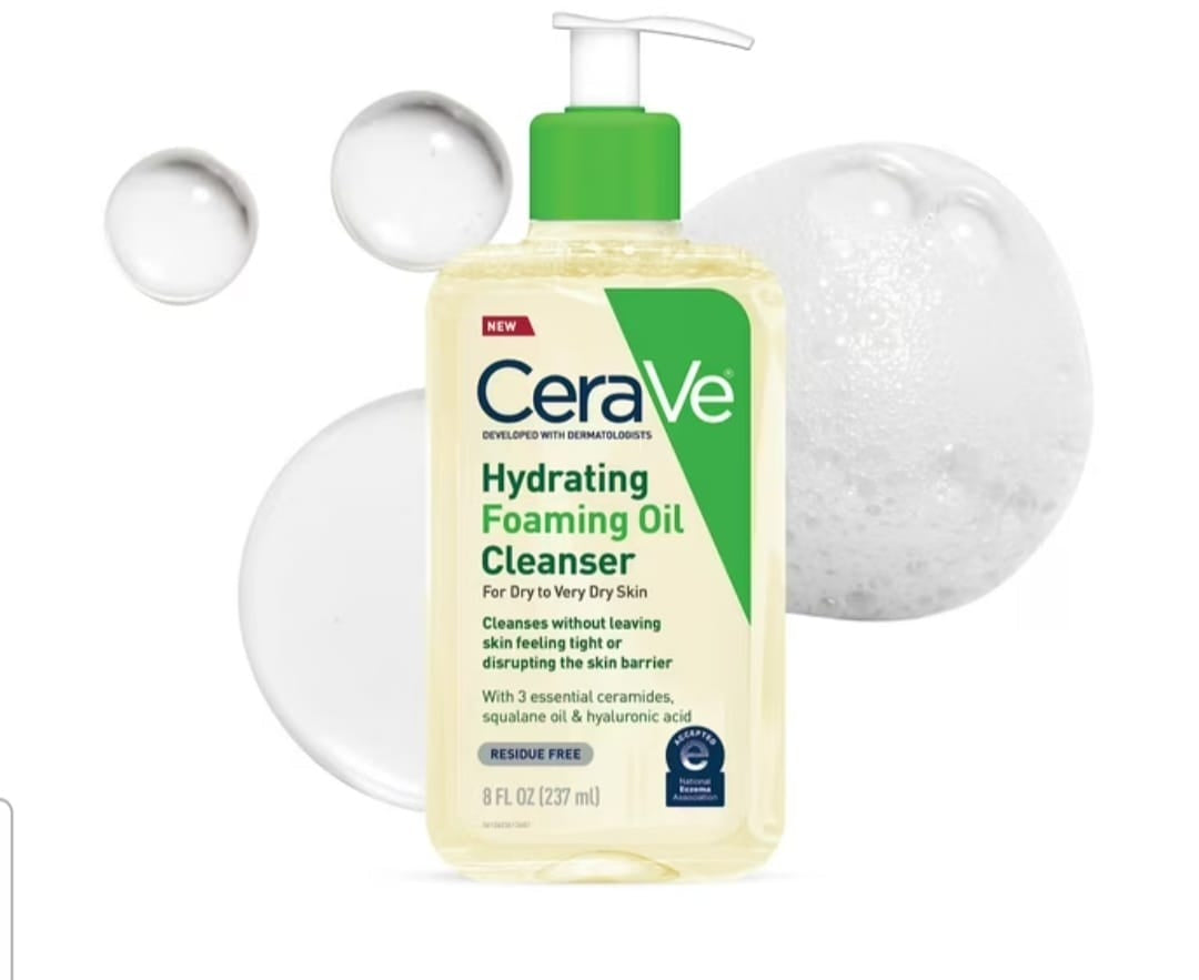 💚✨ CeraVe Hydrating Foaming Oil Cleanser ✨💚