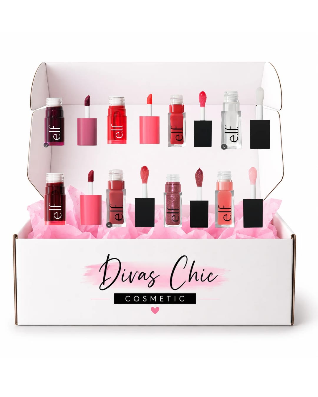 💖 Kit e.l.f. Lip Oil + Tintas para Labios - KIT 10 PZ SURTIDAS