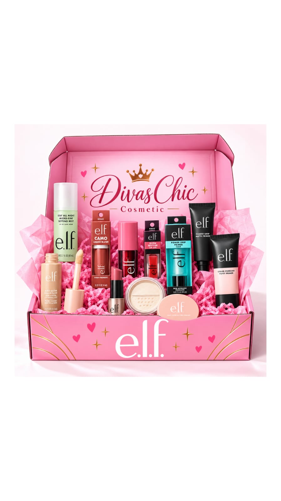 💄 BOX PREMIUM DE MAQUILLAJE ORIGINAL – 10 PIEZAS- ELF